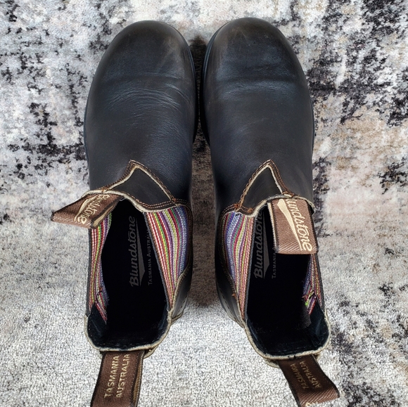 Blundstone Women's 1409 Stripes Chelsea Boot Brown Size 8.5 - Picture 8 of 12